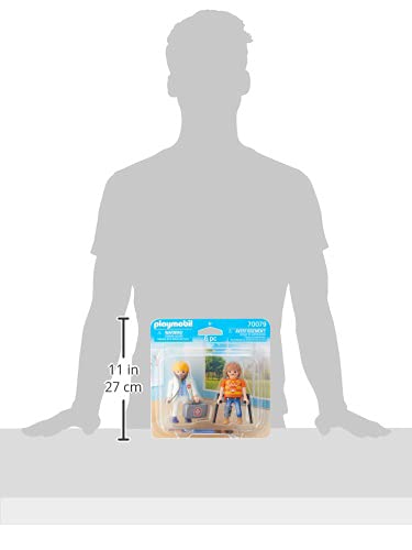 PLAYMOBIL- Duo Pack Duopack Doctora y Paciente, Multicolor (70079)