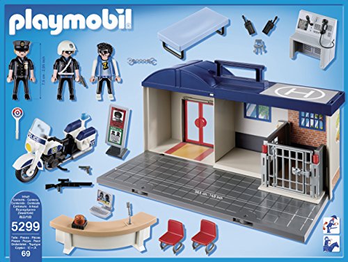 PLAYMOBIL - Estación de Policía Maletín (52990)
