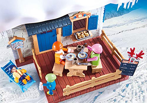 PLAYMOBIL Family Fun Cabaña de Esquí, A partir de 4 años (9280)