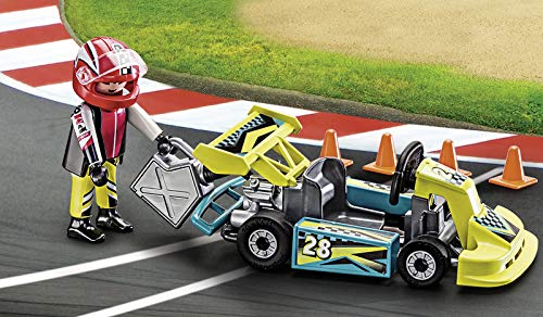 Playmobil - Go-Kart Racer Carry Case Juego con Accesorios, Multicolor (9322)