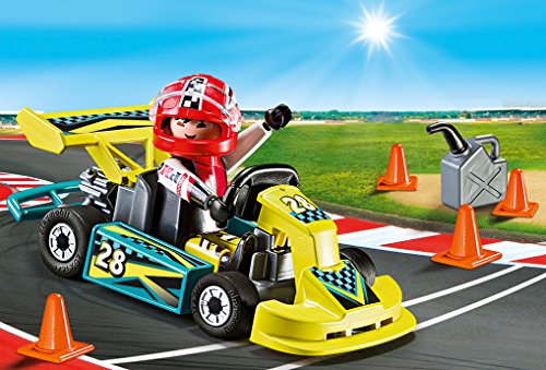 Playmobil - Go-Kart Racer Carry Case Juego con Accesorios, Multicolor (9322)