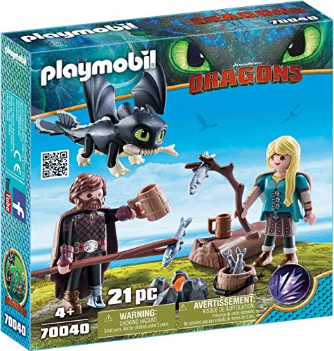 Playmobil Hipo y Astrid con Bebé Dragón
