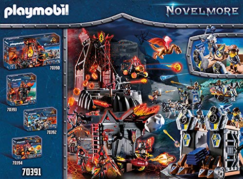 PLAYMOBIL Novelmore 70391 Fortaleza Móvil Novelmore, A partir de 5 años