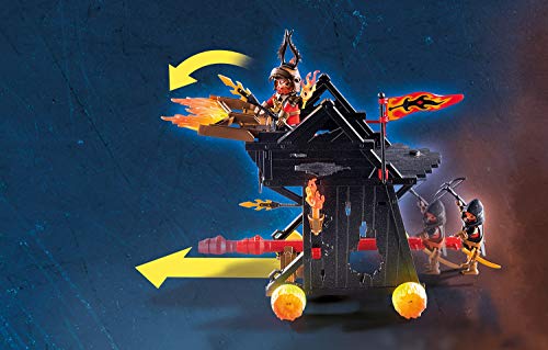 PLAYMOBIL Novelmore 70393 Ariete de Fuego de los Bandidos de Burnham, A partir de 5 años
