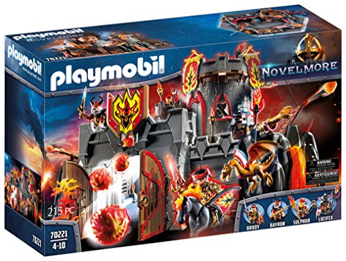 Playmobil Novelmore Fortaleza De Los Bandidos De Burnham, para Niños De 5 A 10 Años De Edad (70221) + Novelmore 70391 Fortaleza Móvil Novelmore, para Niños De 4 Y 10 Años De Edad