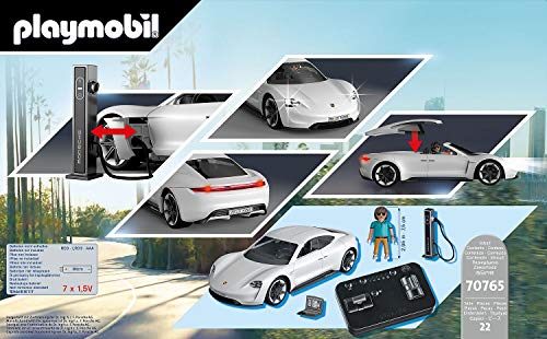 PLAYMOBIL Porsche 70765 Mission E, A partir de 4 años