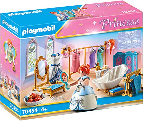 PLAYMOBIL Princess 70454 Vestidor con bañera, A partir de 4 años