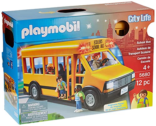PLAYMOBIL School Bus Vehicle Playset