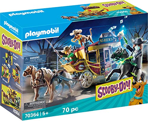 PLAYMOBIL SCOOBY-DOO! 70364 Aventura en el Salvaje Oeste, A Partir de 5 Años