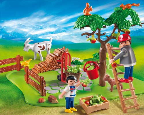 PLAYMOBIL - Set recolecta en la Granja, Figuras Incluidas (4146)