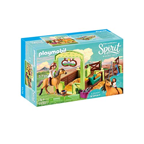 PLAYMOBIL Spirit - Riding Free Establo Fortu y Spirit, A partir de 4 años (9478)