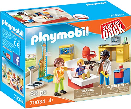 Playmobil - Starterpack Consulta Pediatra, Multicolor (70034)