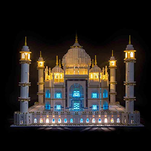 PLEX Juego de iluminación LED para Lego Taj Mahal (juego de iluminación para Lego 10256 Creator Taj Mahal (sin set Lego)