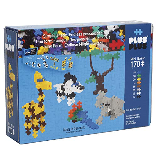 Plus-Plus 3725 juguete de construcción Juego de construcción - Juguetes de construcción (Juego de construcción, Multicolor, 5 año(s), 170 pieza(s), Niño/niña, Adultos y niños) , color/modelo surtido