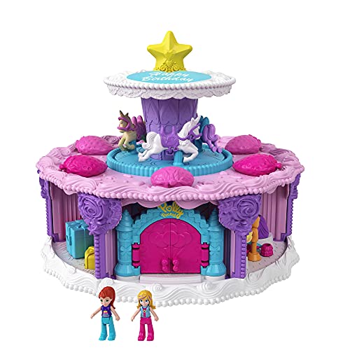 Polly Pocket Calendario de adviento, muñeca con accesorios sorpresa de juguete, óptimo para regalo (Mattel GYW06)