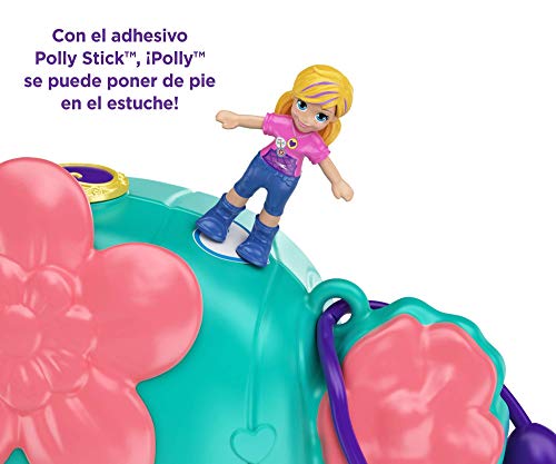 Polly Pocket Cofre Rancho de Cactus con muñeca vaquera y accesorios, juguete +4 años (Mattel GKJ46)