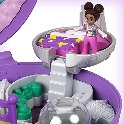 Polly Pocket Estuche Saturn Space Explorer, Multicolor (Mattel GKJ51)