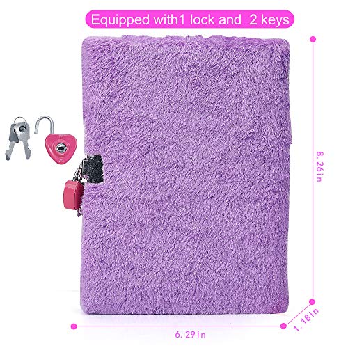 PowerKing Diario para Niñas, Unicornio Diario Cuaderno Escolar con Cerradura para Niños y Niños, Color Unicornio lácteo. (Diario-Unicornio)