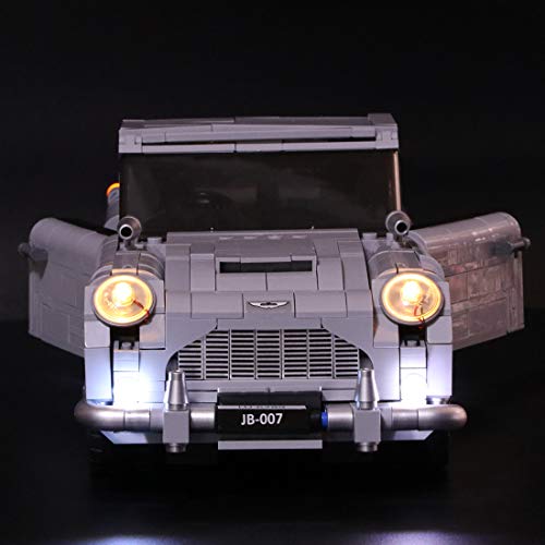 Poxl Iluminación LED para James Bond Aston Martin DB5 LED Light Kit de luz LED compatible con Lego 10262 – Modelo Lego no incluido