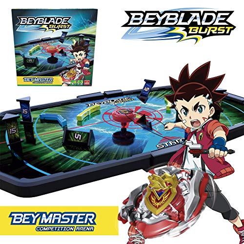 Pressman-Beyblade Burst Arena Competición ¡Gira, lanza tu peonza y golpea los pilares para ganar puntos, multicolor (Goliath Games 108699) , color/modelo surtido