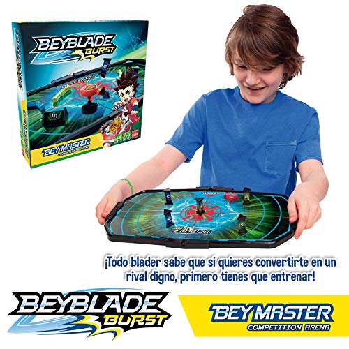 Pressman-Beyblade Burst Arena Competición ¡Gira, lanza tu peonza y golpea los pilares para ganar puntos, multicolor (Goliath Games 108699) , color/modelo surtido