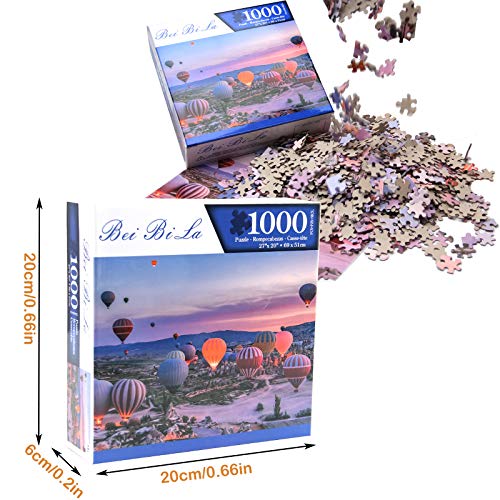 Puzzles para Adultos Puzzle de 1000 Piezas - Globo aerostático Capadocia, Juguete Educativo Intelectual de descompresión Divertido Juego Familiar para niños Adultos 832