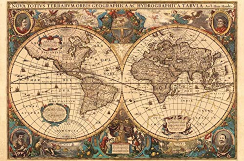 Ravensburger - Antiguo mapamundi, Puzzle 5000 Piezas (17411 9)