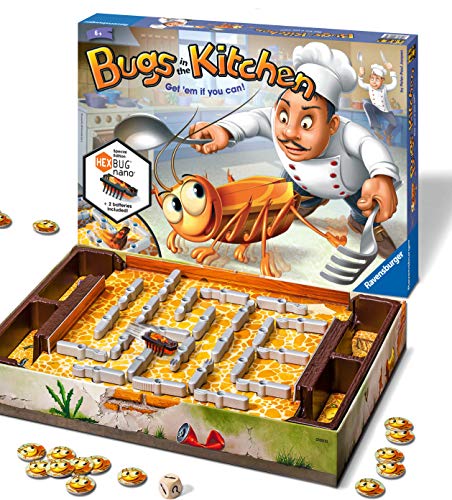 Ravensburger - Juego de Habilidad Bugs in The Kitchen, de 2 a 4 Jugadores (22261) (versión en inglés)