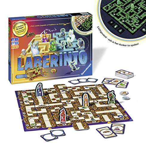 Ravensburger Laberinto Magico Glow In The Dark, Juego de mesa, 2-4 Jugadores, Edad recomendada 7+ (26692)