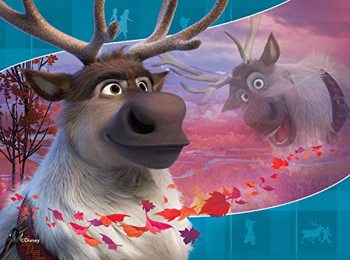 Ravensburger Puzzle, 03019, Frozen 2, 4 Puzzle in a Box, Puzzle Niños, Edad Recomendada 3+ , Rompecabezas Ravensburger