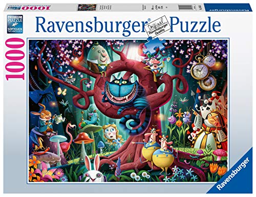 Ravensburger Puzzle 1000 Piezas, Ilustración Alicia en el País de las Maravillas, Colección Fantasy, Rompecabezas Ravensburger de Alta Calidad, Jigsaw Puzzle para Adultos