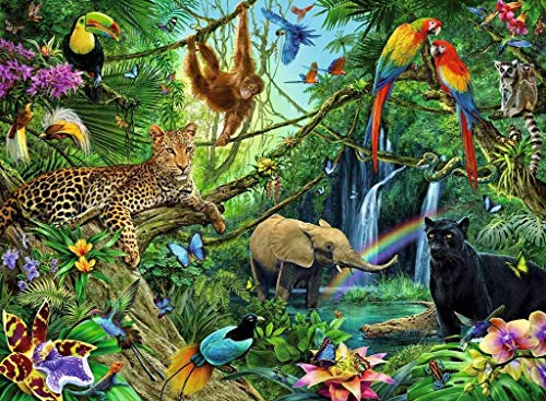 Ravensburger - Puzzle con diseño de la Jungla, 200 Piezas (12660 6)