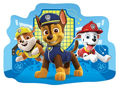 Ravensburger Puzzle, Paw Patrol, 4 Puzzle Shaped Giant, Puzzle Niños, Edad Recomandada 3+, 10-12-14-16 Piezas