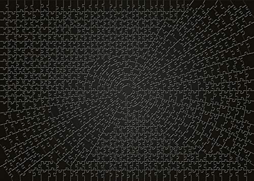 Ravensburger Puzzle, Puzzle 736 Piezas, Krypt Black, Puzzles para Adultos, Puzzle Monocromo Espiral, Rompecabezas Ravensburger de Alta Calidad
