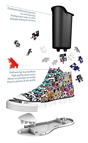 Ravensburger Surprise Puzzle 3D Sneaker L.O.L, Multicolor (11163)