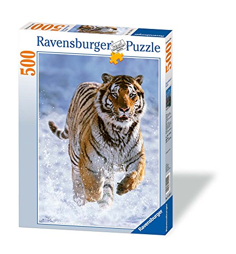 Ravensburger - Tigre en la Nieve, Puzzle de 500 Piezas (14475 4)