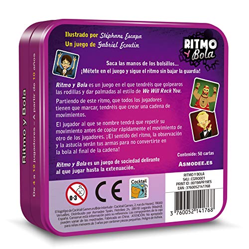 Ritmo y Bola - Juego de Mesa en español.