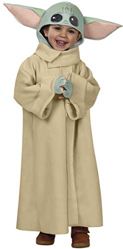 Rubies - Disfraz oficial para bebé Yoda, niño ST-702202S, beige, S