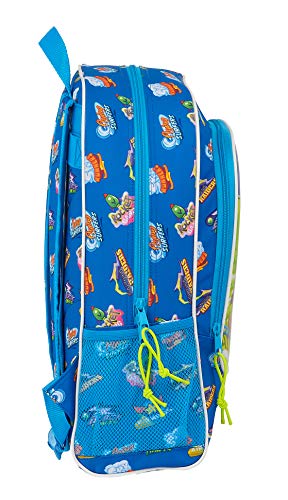 Safta Mochila Escolar de Superzings Serie 5, Azul, 320x140x420mm