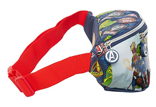 Safta Riñonera con Bolsillo Exterior de Avengers Heroes Vs Thanos, 230x90x120mm, azul marino/multicolor, m (M446)