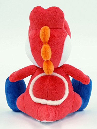 Sanei Super Mario All Star Collection Yoshi Plush Small Peluche (Rojo)