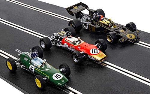 Scalextric C4184A The Genius of Colin Chapman - Lotus F1 Triple Pack Coches – Individual Racer