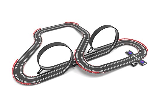 Scalextric- Compact Looping Raiders, Color Rojo, única (Scale Competition Xtreme C10257S500)