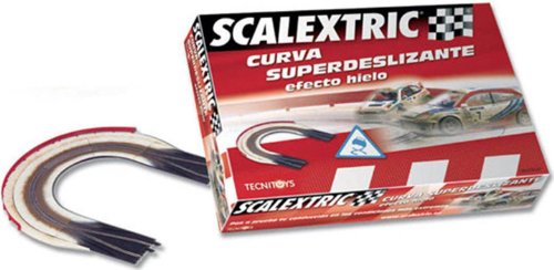 Scalextric Original - Curva Interior superdeslizante con Efecto Hielo para circuitos Original (Ref. 8812)