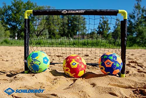 Schildkröt Portería de Fútbol Plegable, con Tecnología de Plegado Innovadora, Hecha de Plástico, 90 x 60 x 60 cm, para Interiores y Exteriores, Incluye 4 Ganchos de Suelo, 970987