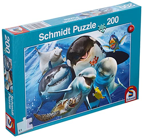Schmidt Spiele- Puzle Infantil (200 Piezas), Color carbón (56360)
