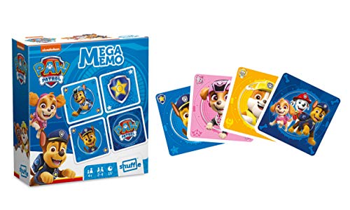 Shuffle Juego Mega-Memo Paw Patrol, Shuffle Plus Paw Patrol Game