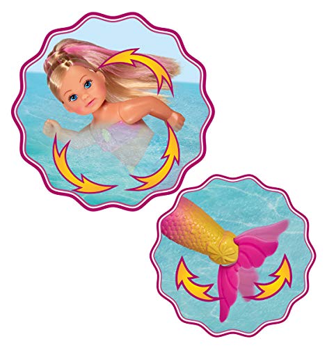 Simba Evi Love Swimming Mermaid, multicolor, talla única (105733318) , color/modelo surtido