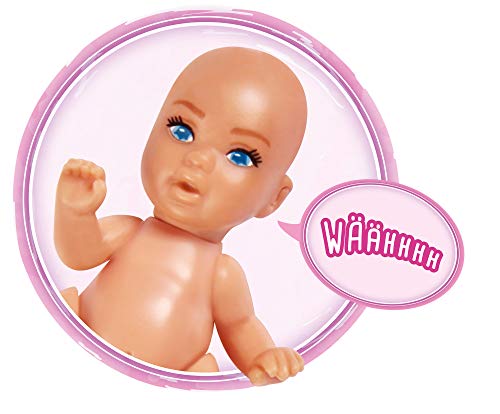 Simba Toys - Muñeca Steffi Recién Nacido, con Función y Accesorios, para Niños a partir de 3 Años
