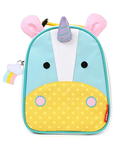 Skip Hop Zoo Lunchies Mochila para el almuerzo, Niños, Diseño Unicorn, Turquesa